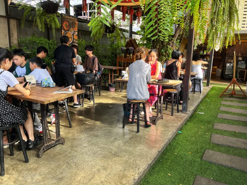 Khao Soy Nimman Outdoor Seating