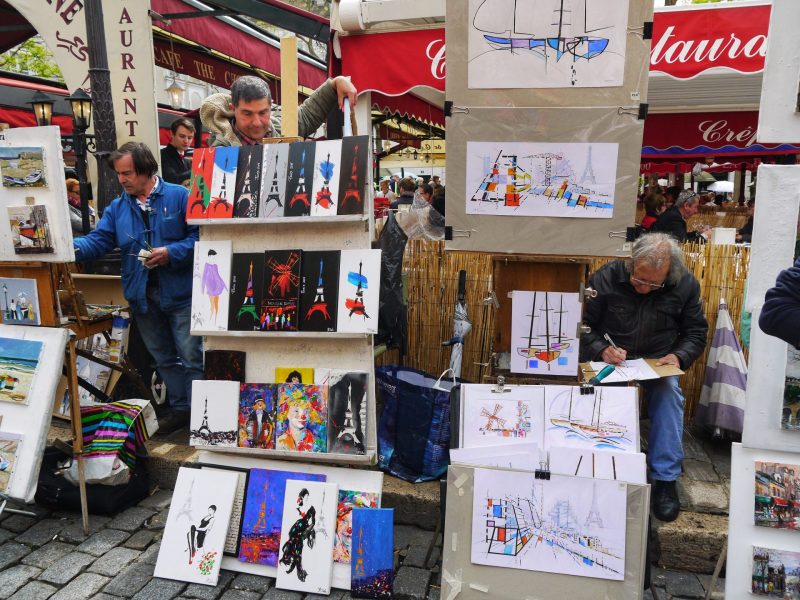 Local Artist at Place du Tertre