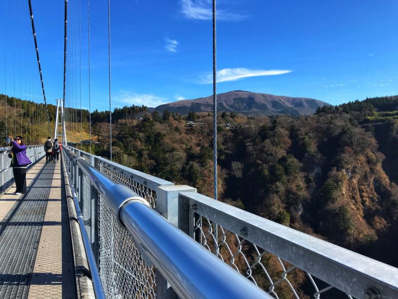 Long And Stable Suspension Bridge