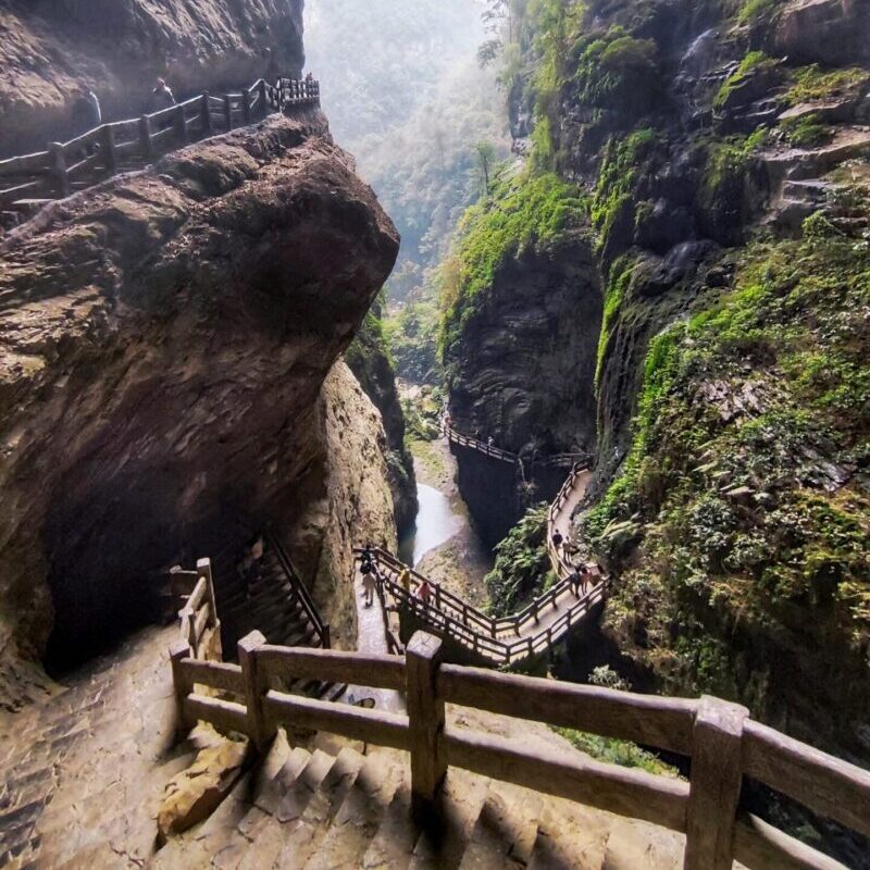 Longshuixia Fissure Gorge