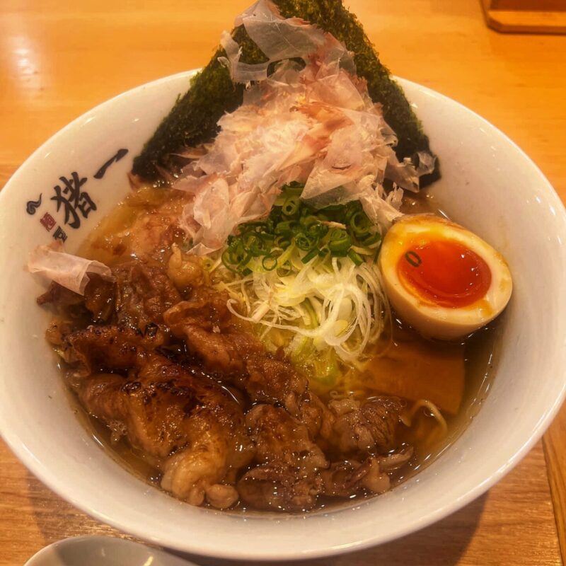 Menya Inoichi black soy ramen
