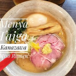 Menya Taiga Kanazawa Best Miso Ramen