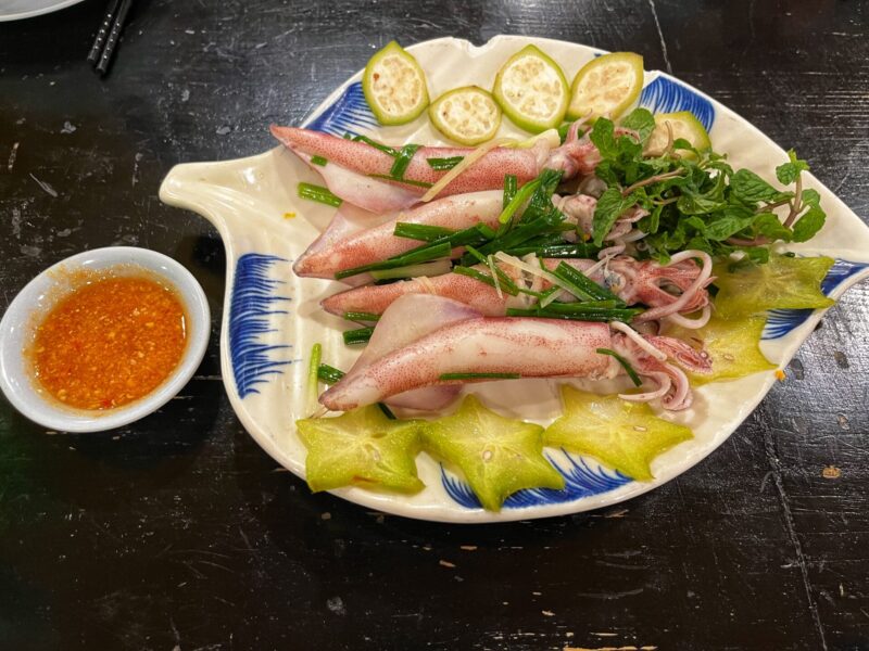 Moc Quan Da Nang - Freshly Steamed Squid