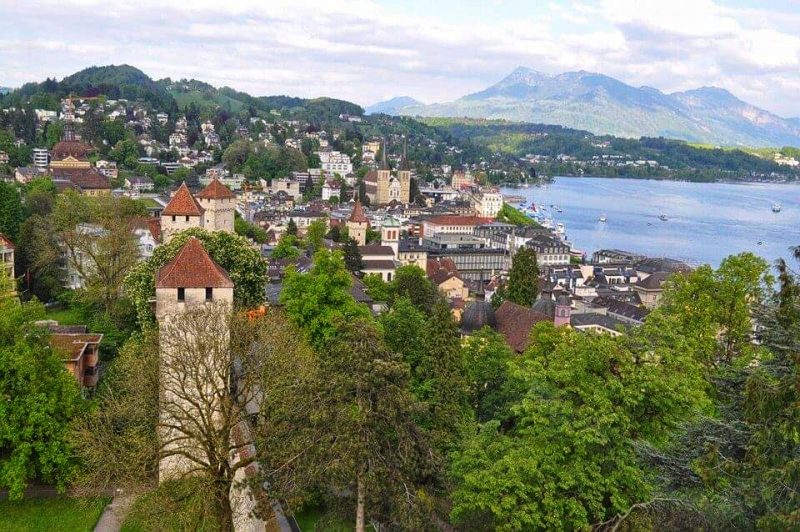 Museggmauer and the Nine Towers