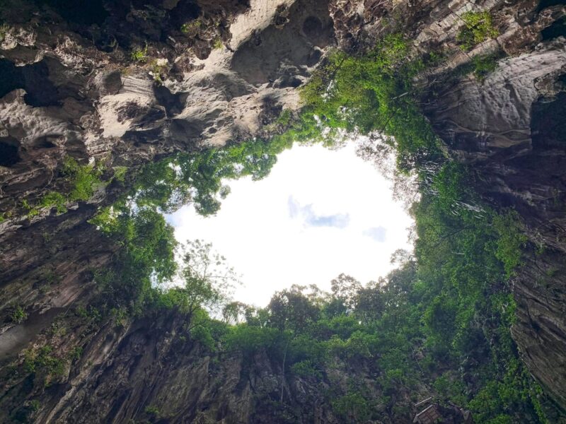 Natural Beauty Inside the Batu Cave