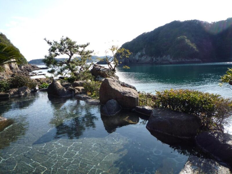 Natural Onsen from Hotel Nagisaya