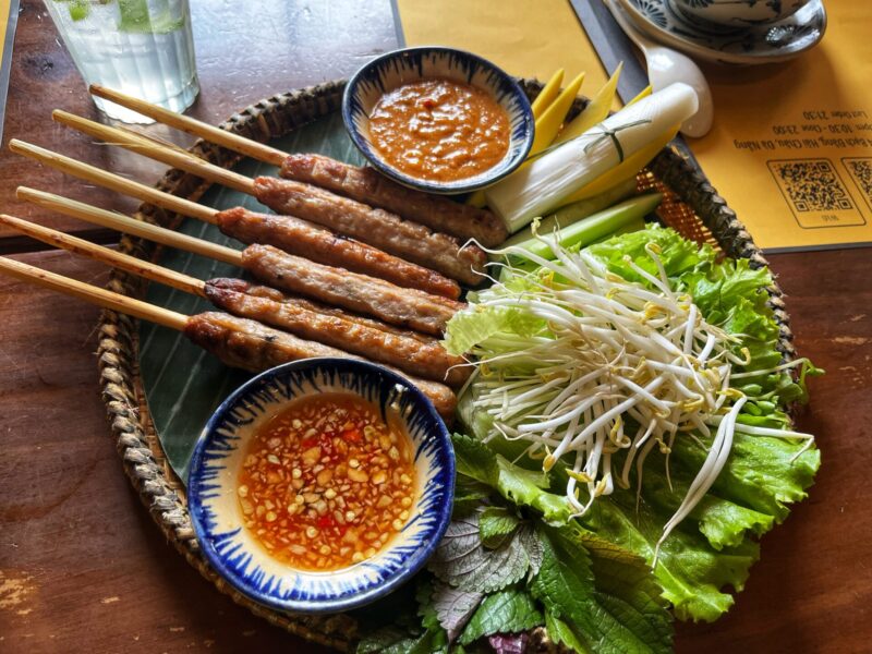 Nem Lui - Lemongrass Pork Skewer