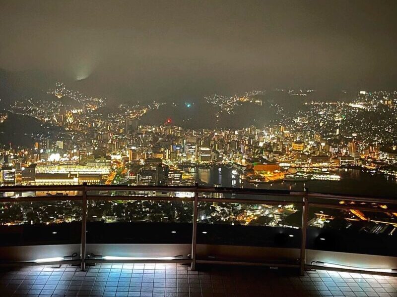 Night View at Mount Inasayama