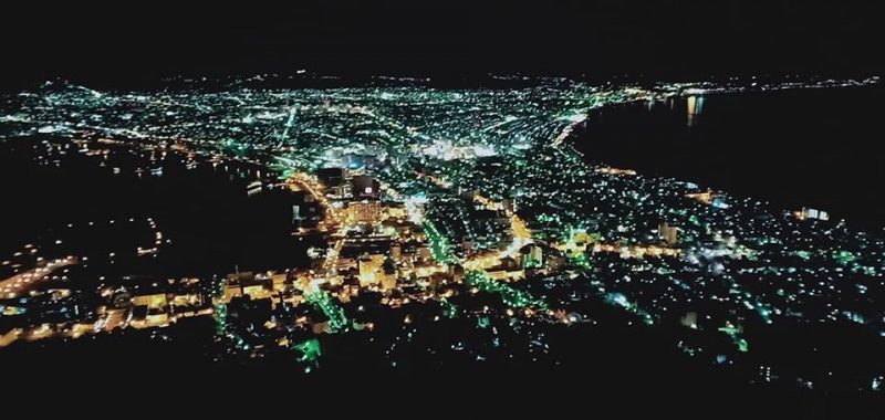 Night View from Mt Hakodate