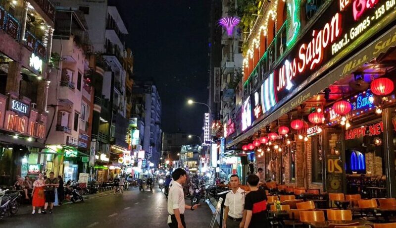 Nightlife at Bui Vien Street