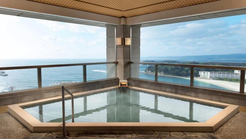 Onsen Bath from Nanki-Shirahama Marriott Hotel