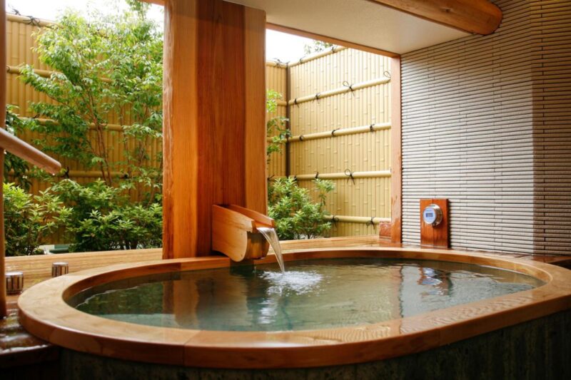 Onsen Bath in Hotel Musashi