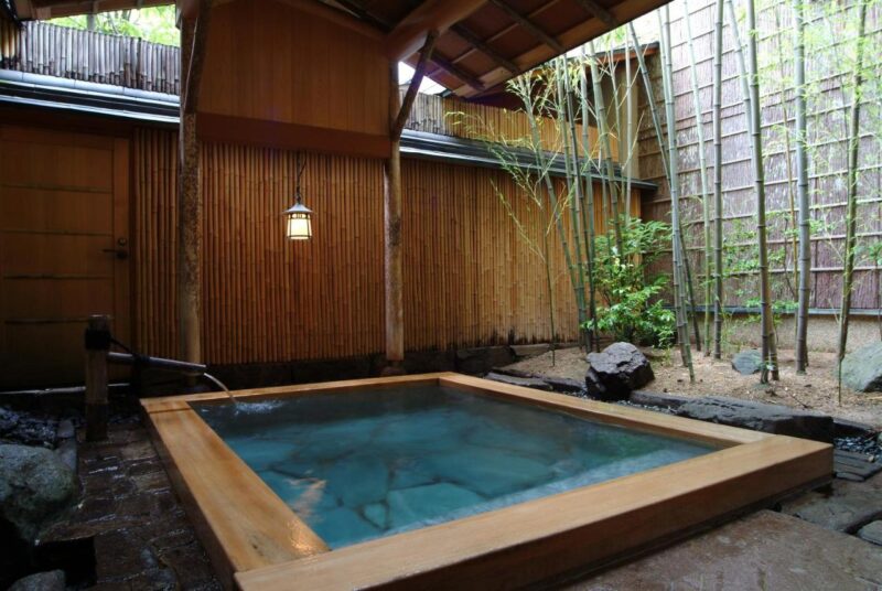 Onsen Bath in Nishimuraya Honkan