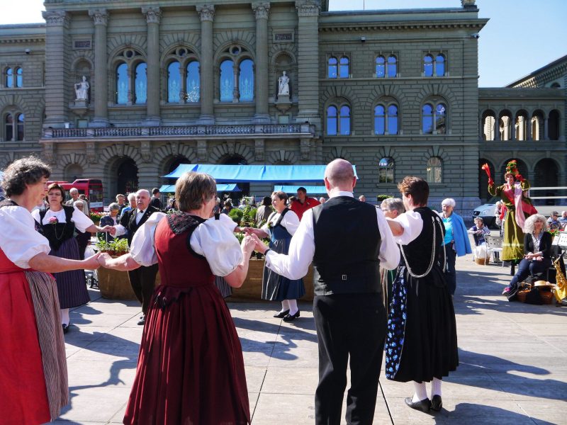 Open Market in Bundeshaus