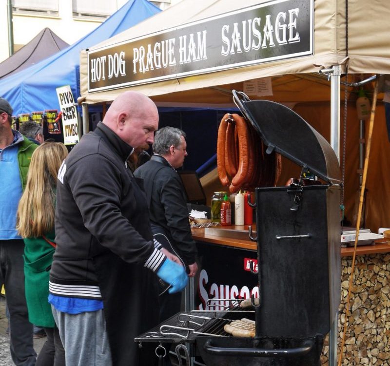 Prague Best Cheap Eat - Sausage