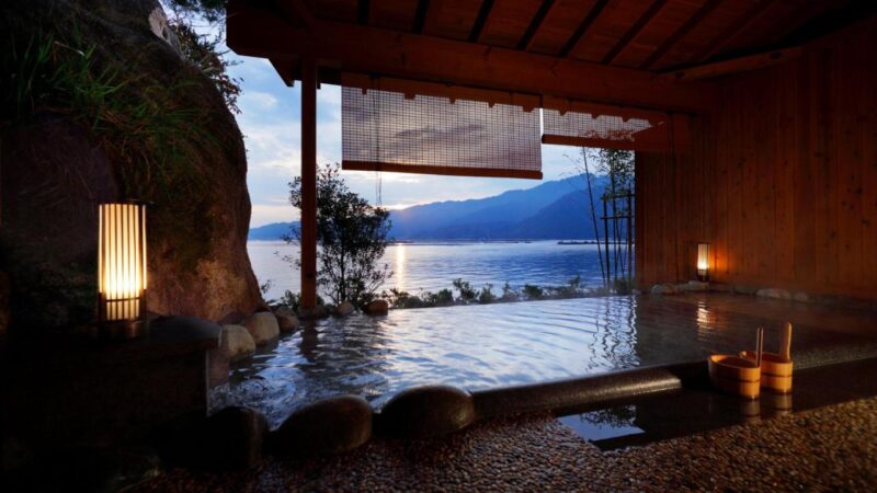 Public Bath at Aki Grand Hotel