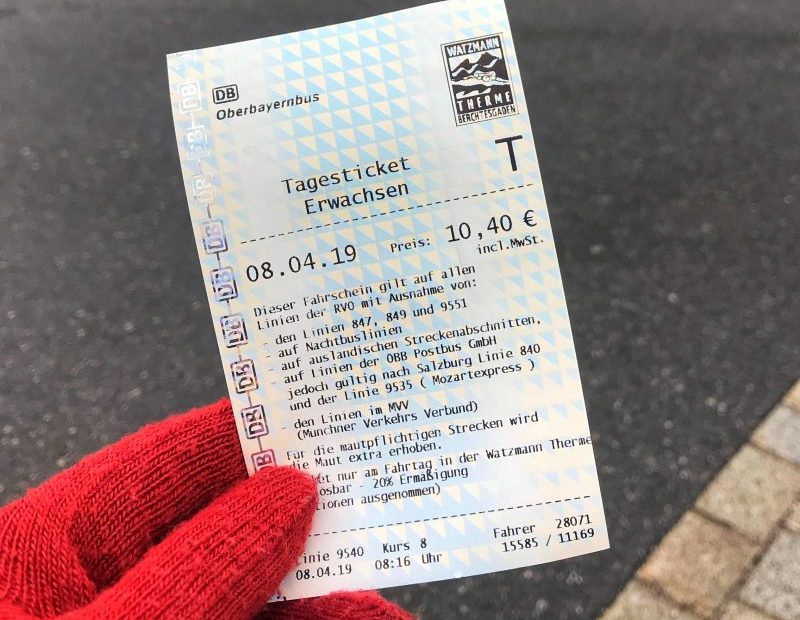 RVO (Regionalverkehr Oberbayern) Tagesticket