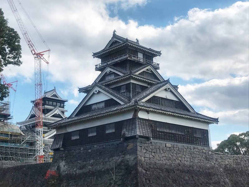 Reconstruction on Kumamoto Castle