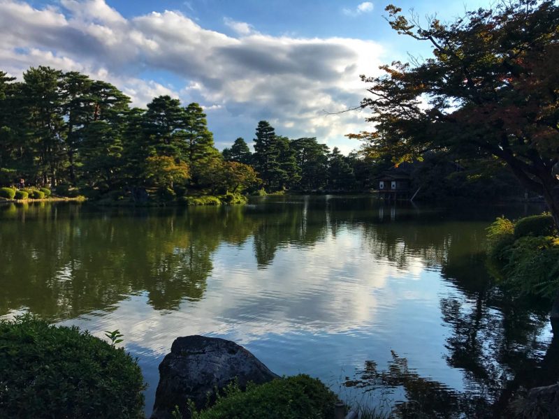 Traditional Japanese Garden in Kenrokuen