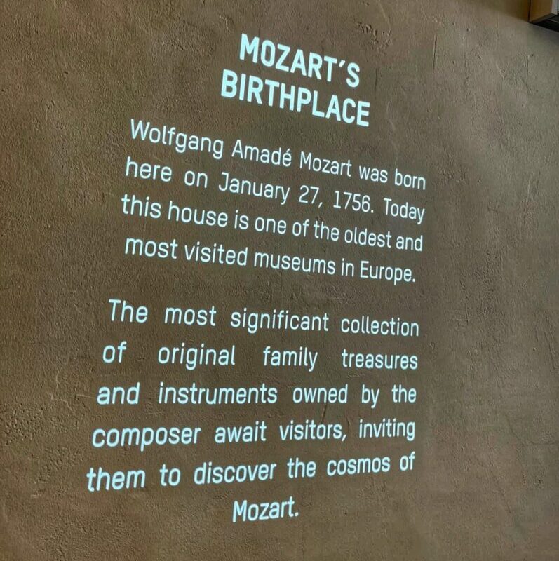Salzburg itinerary - Mozart Birthplace