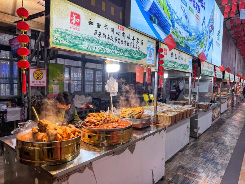 Sample Local Food at Hotan Night Market