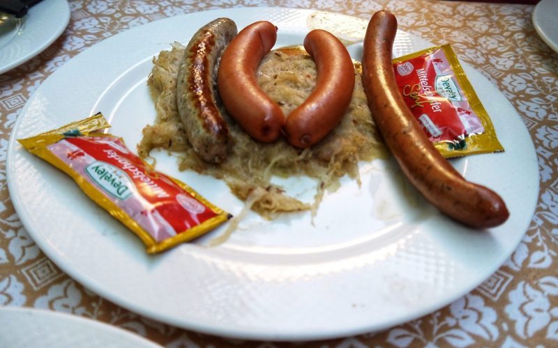 Sausage Platter in Hofbräuhaus