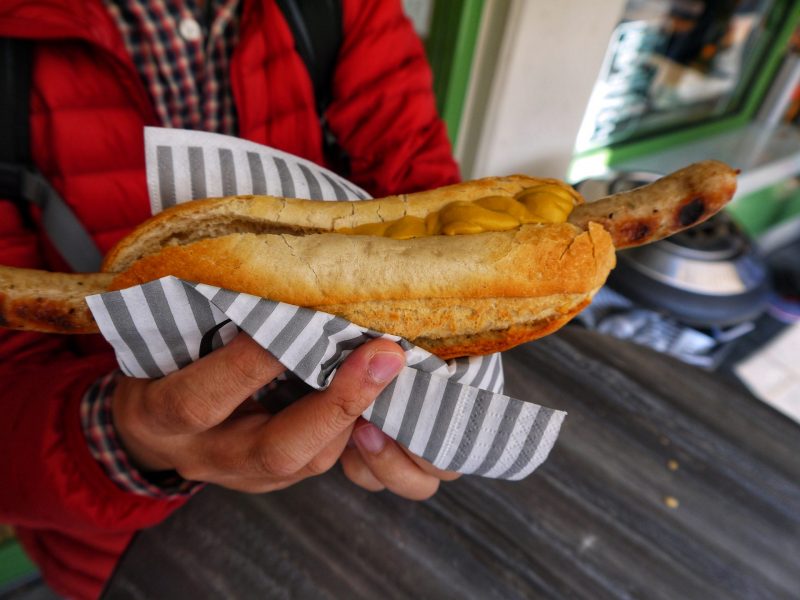 Sausage Sandwich - Lunch in Munich