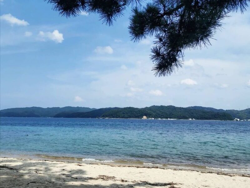 Scenic Views when crossing the Amanohashidate Sandbar