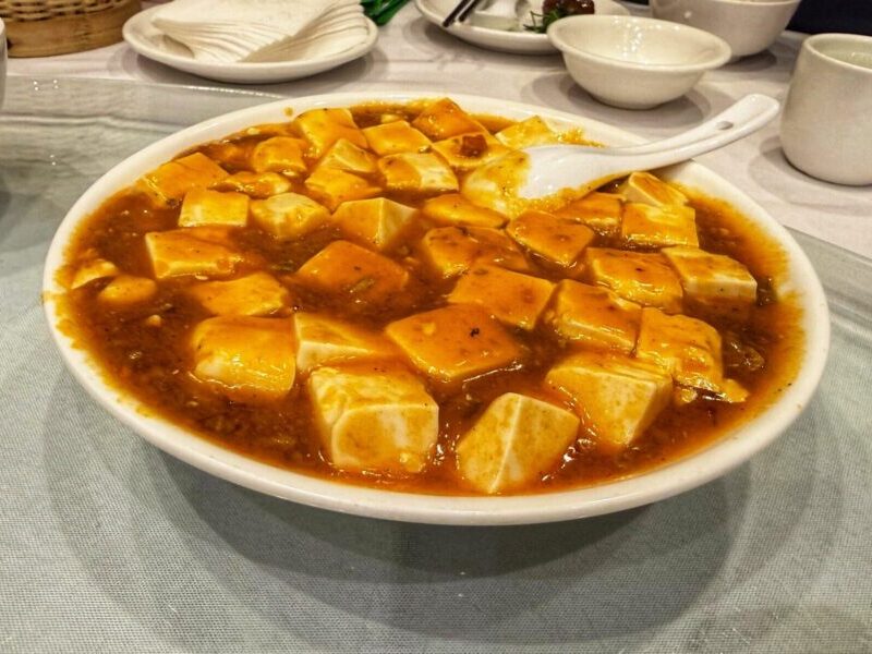 Shanghai Benbang cuisine - Crab Roe Tofu