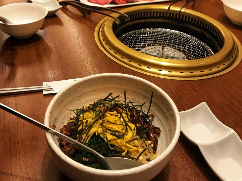 Side Order with rice bowl in Ajikura Tengoku