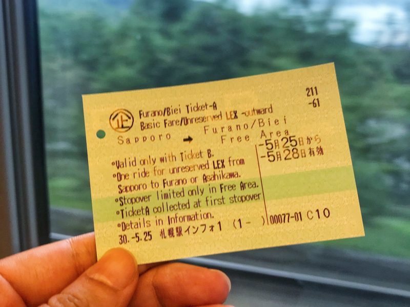 Furano Biei Rail Ticket
