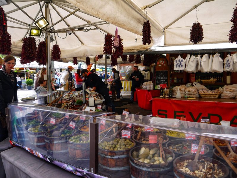 Stalls at Viktualienmarkt