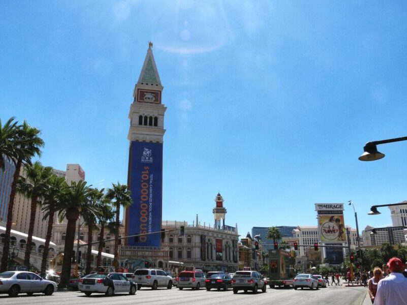 Strolling Along the Strip at Daytime