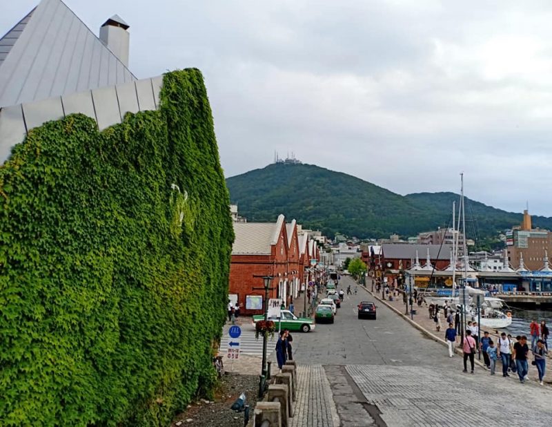 Strolling along the Hakodate bay