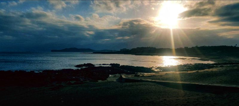 Sun Set View At Yongmeori Coast