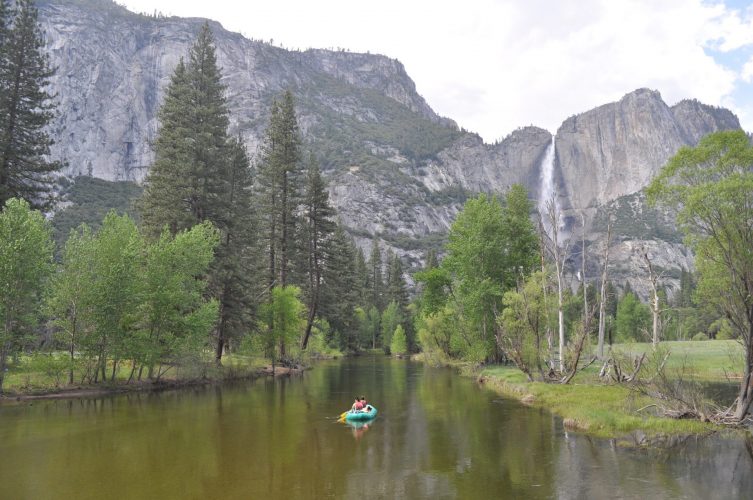 Swinging Bridge Picnic Area in Yosemite Valley