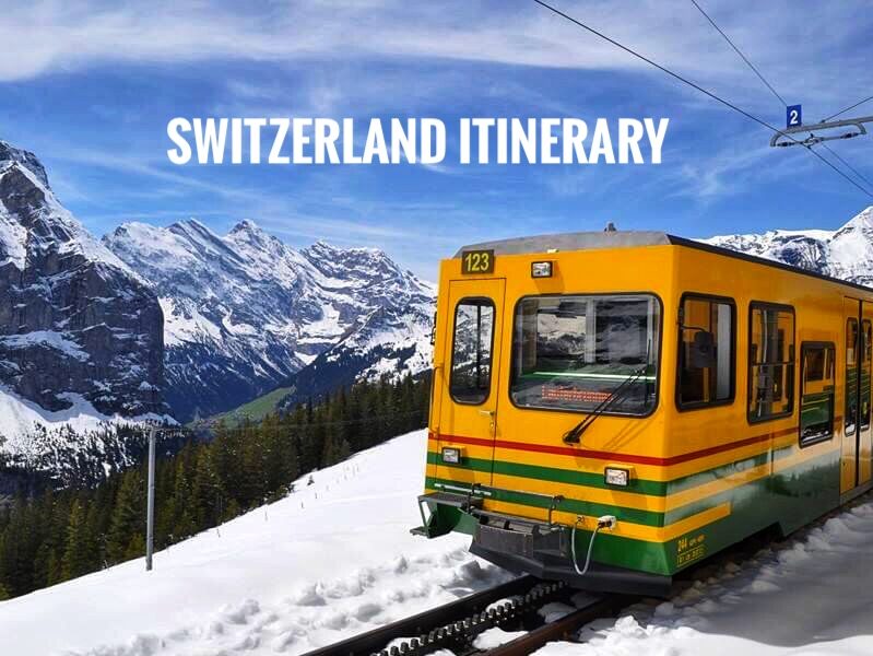 switzerland travel itinerary 15 days