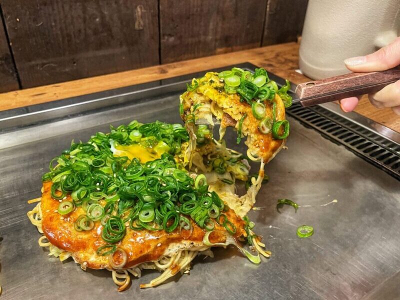 Taste Hiroshima-style Okonomiyaki