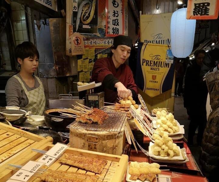 Tempura Skewer in Nishiki Market