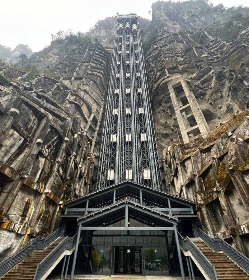 Three Natural Bridges Elevator Entrance
