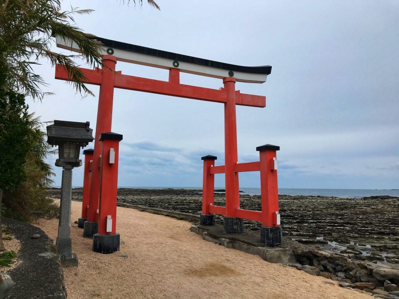 Torii Gate at Aoshima Island