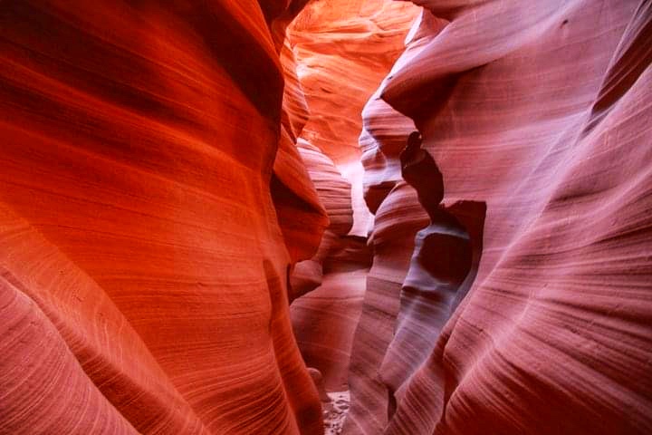 Touring in Lower Antelope Canyon