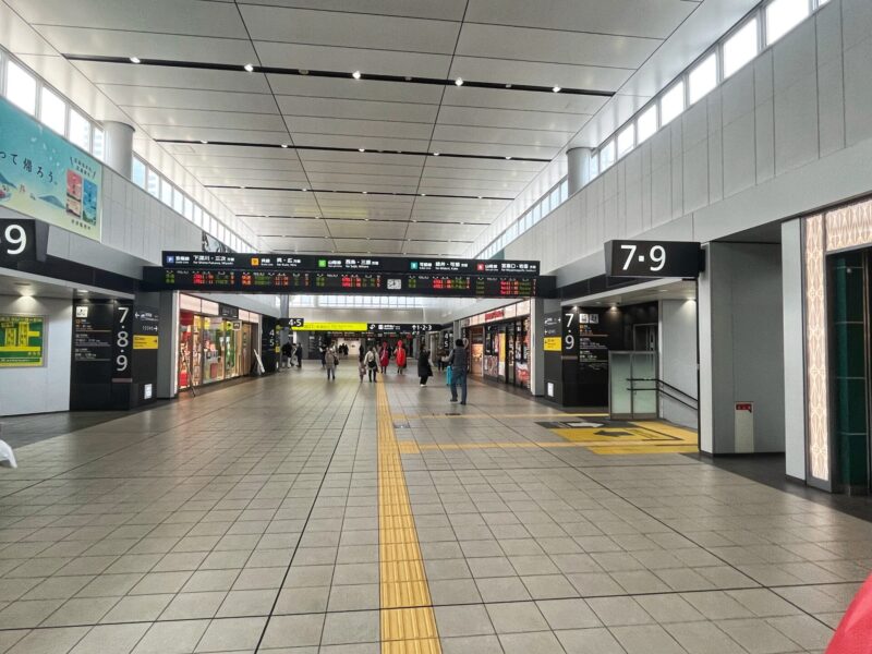 Transfer to local train to Miyajima Island