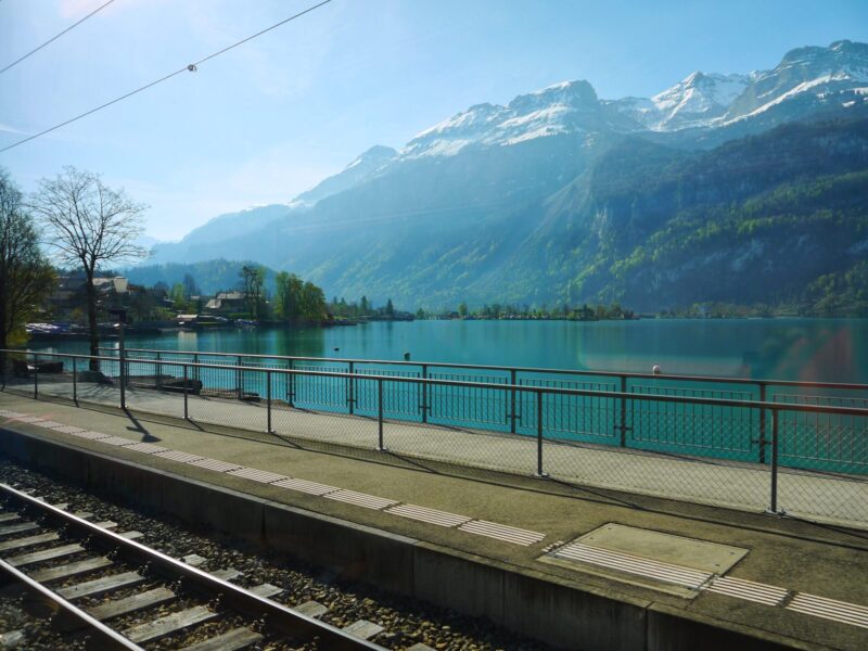 Traveling in Switzerland by Train