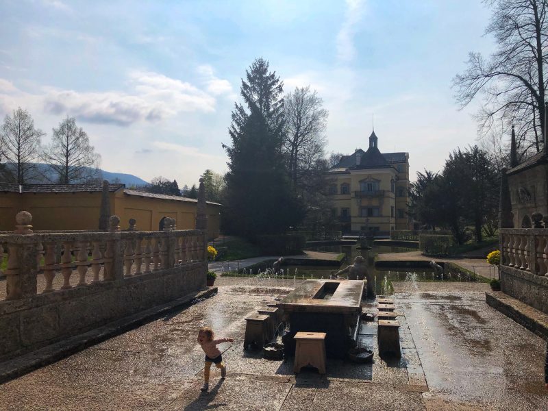 Trick Fountain At Schloss Hellbrunn