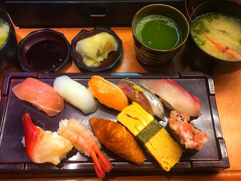 Unexpected low piece sushi in Kanazawa Omicho Market