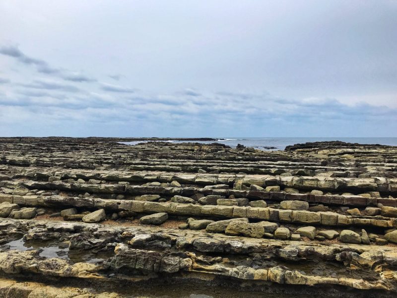 Unique Rock Formation in Aoshima Island