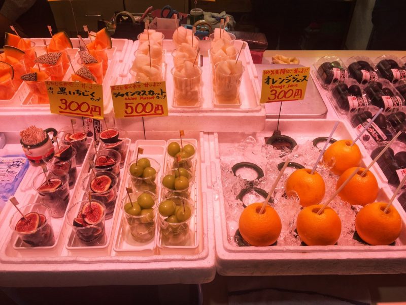 Variety of Fresh Fruit in Omicho Market