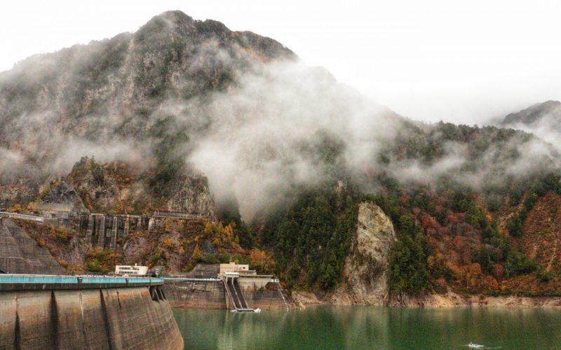 View at Kurobe Dam