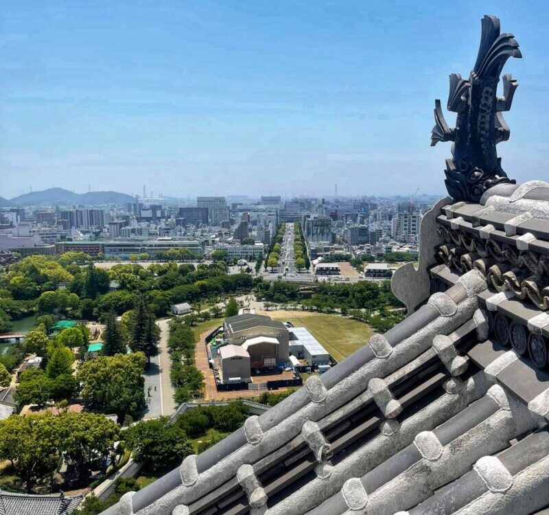 View from Himeji Castle